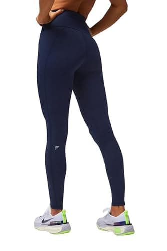 Fabletics Women's Define PowerHold® High-Waisted Legging, Workout, Yoga, Maximum Compression, Flattering, M/Regular | 27, Deep Navy