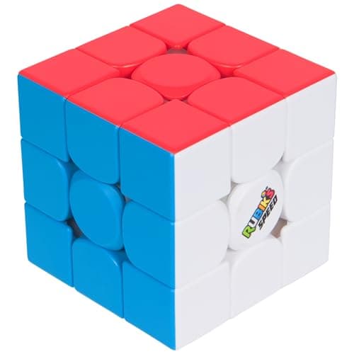 Rubik’s Cube, 3x3 Magnetic Speed Cube For Super Fast Solves, Brain Teaser Fidget Toy, Christmas Gifts for Teens, Stocking Stuffers, for Ages 8+