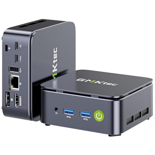 GMKtec G10 Mini PC Computer, Ryzen 5 3500U (Beats N150/3300U/3200U), 16GB RAM 512GB SSD 2.5GbE NIC LAN Desktop Office Home Business HTPC, Triple 4K Display, WiFi, BT, USB-C, DP, Type-C PD, HDMI 2.1