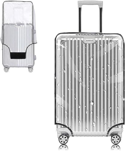 Yotako Clear PVC Suitcase Cover Protectors 30 Inch Luggage Cover Protectors for Wheeled Suitcase 30''