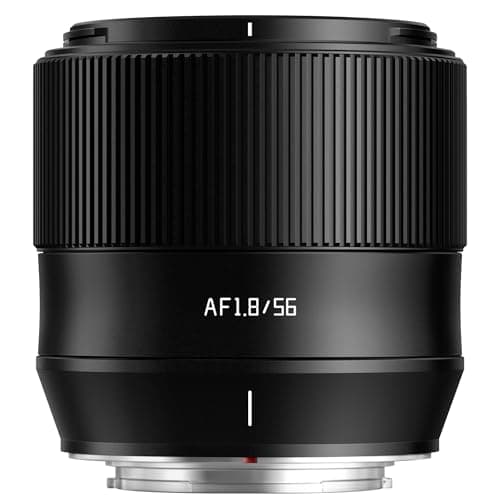 TTArtisan AF 56mm F1.8 Auto Focus Lens APS-C Compatible with Sony E-Mount Mirrorless Cameras A5000 A5100 A6000 A6100 A6300 A6400 A6500 A6600 NEX-3 NEX-3N NEX-3R NEX-5T NEX-5R NEX-5 (Black)
