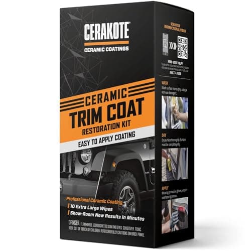 CERAKOTE® Ceramic Trim Coat Kit - Quick Plastic Trim Restorer - Ceramic Coating Black Trim Restoration to Last Over 200 Washes – A Ceramic Coating, Not a Dressing