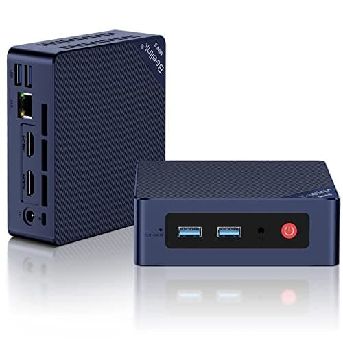 Beelink Mini S13 Mini PC,13th Intel Twin Lake-N150 (up to 3.6GHz, Upgraded N100), 16GB DDR4 500GB M.2 SSD, Mini Desktop Computer Support 4K Dual Display/USB 3.2/WiFi 6/BT 5.2 for HTPC/Office/Business