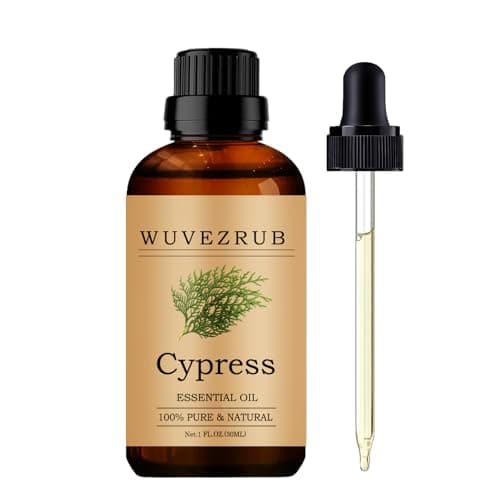 Wuvezrub Cypress Essential Oils, 30ML Pure and Natural Essential Oil for Aromatherapy Diffuser - Cypress / 1 Fl Oz