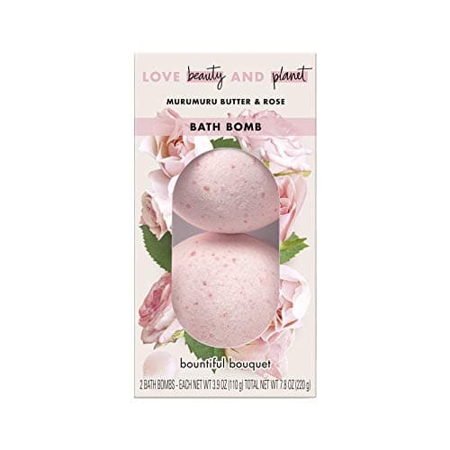 Love Beauty and Planet Bath Bomb, Murumuru Butter and Rose, 2 x 3.9 oz