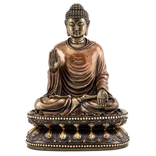 Top Collection Meditating Shakyamuni Buddha Statue Touching the Earth - The Enlightened One Sculpture in Premium Cold Cast Bronze- 9-Inch Supreme Buddha Figurine