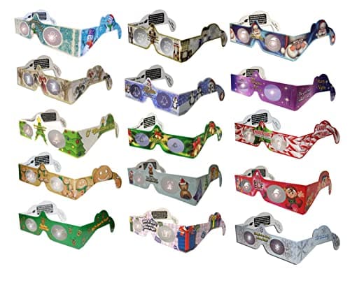 Christmas 3D Glasses - Holiday Eyes (R) - New for 2023-23 Glasses, Exclusively Featuring The Christmas Nutcracker, Reindeer, Snowflake, Teddy Bear, Angel, Candy Cane, Plus More.