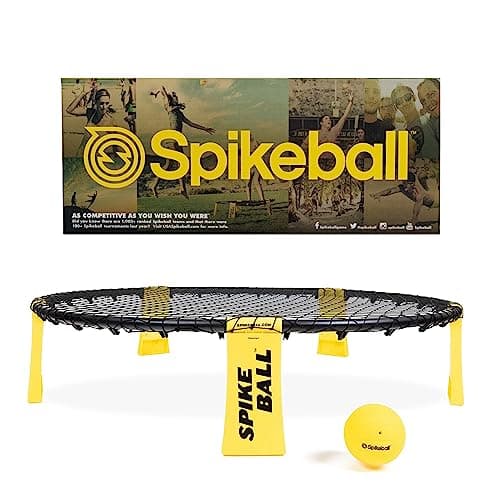 Spikeball The Original Kit 1-Ball Game Set - Outdoor Games, Yard Games & Camping Games - Includes 1 Ball, 1 Net, Drawstring Bag & Rulebook Set for Lawn & Yard Games