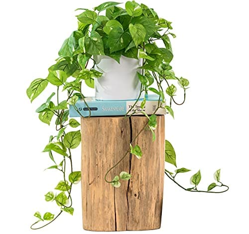 ROVALA Artificial Plants for Home Decor Indoor in Pot, Fake Hanging Plants Realistic Faux Plants Indoor Small Fake Plants for Living Room Decorative Potted Fake Plants for Bedroom Shelf - Silk Pothos