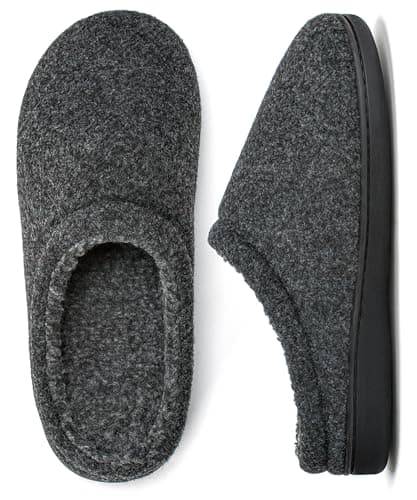 cosyone1997 Men’s Slippers Indoor Outdoor, Warm House Shoes for Men with Plush Lining and Non-Slip Sole, Cozy Winter Comfort Footwear Size 11-12