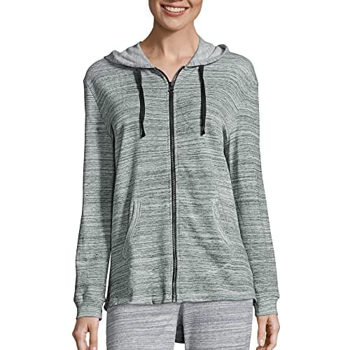 Hanes Women's Sweatshirt, French Terry Full-Zip Hoodie, Women's Hooded Jacket, Women's Zip Hoodie