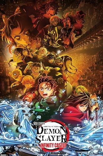 Demon Slayer: Infinity Castle (2025) - Group Key Art Wall Poster, 34L" x 22.4W", Unframed Version