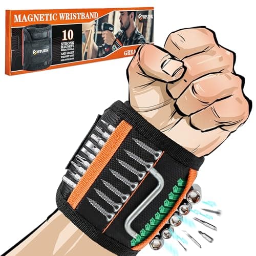 EWPJDK Magnetic Wristband for Holding Screws, Drilling Bits, Nails, Stocking Stuffers Gifts for Men Father's Day Gift Christmas Gifts for Dad Birthday Gifts for Men Dad Gadget Gifts for Husband