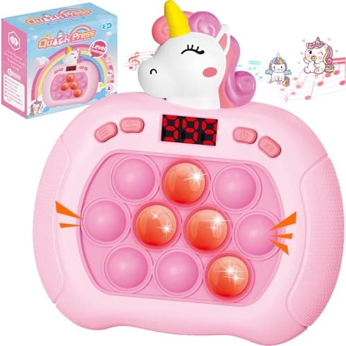 Pop Game - Light Up Fidget Toy for Kids & Adults, Quick Push Fast Push Sensory Toys for Kids 5-7 & 8-12, Handheld Relaxing Stress Relief Game for Autism, ADHD - Fun Fidget Toys for Adults & Children