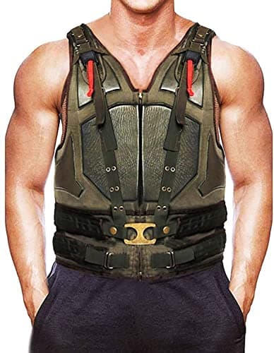 III-Fashions Mens Bane Vest - Dark Knight Rises Military Style Tom Hardy Jacket Cosplay Costume, X-Large