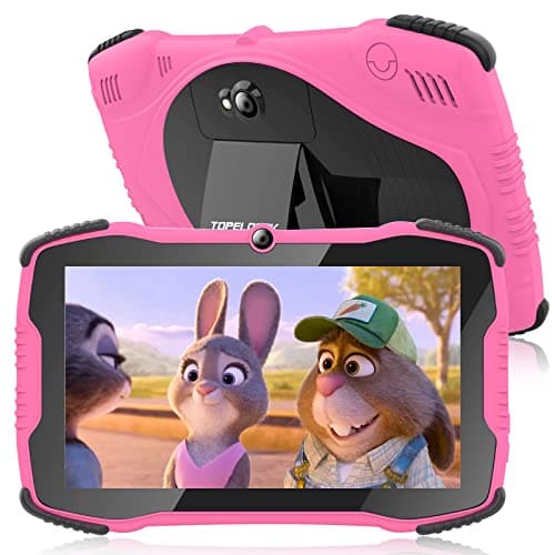 Tablet for Kids 7 Kids Tablet for Toddlers Tablet with Case Included, Kids Learning Tablet with Wi-Fi Dual Camera 2GB 32GB, Tablet Kids Parental Controls,Shock Proof Children Tablet for Boy Girls