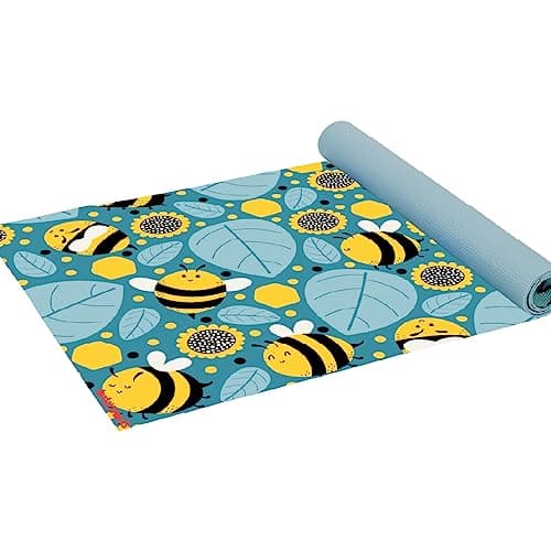 Antsy Pants Kids Yoga Mat - Yoga Mats for Kids, Home Workout, Travel, Fitness, Pilates, Stretching, Sturdy Non-Slip Exercise Mat for Toddlers, Size 60” x 24”, 3mm Thick Free of Toxic Phthalates