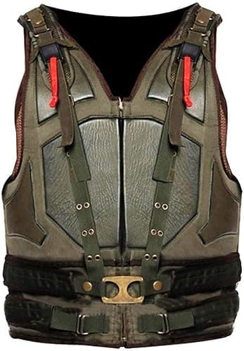 Zulin Men's Green Military Style Tactical Bane Vest | Vest for Men's | Military Bane Rises Knight Costume Vest For Halloween| (XXL)