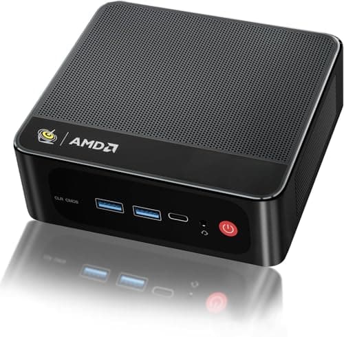 Beelink SER5 Mini PC,AMD Ryzen 5 5500U(6C/12T,up to 4.0 GHz),Mini Computer 16GB DDR4 RAM 500GB M.2 2280 SSD Graphics 7core 1800MHz,Support 4K Triple Display/HDMI+DP+Type-C/Wifi6/BT5.2,Auto Power On