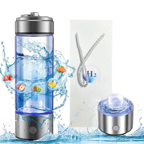 PaPiJoJo Hydrogen Water Bottles,2024 New Hydrogen Water Generator,Best Hydrogen Water Bottle,Hydrogen Water Bottle Type C,Water Ionizer Machine for Home