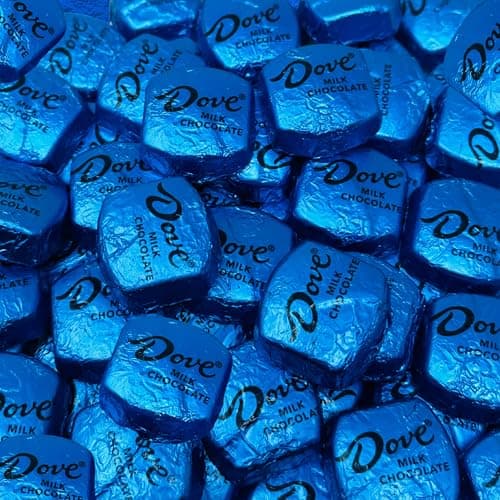 ASSORTIT X Dove Collab Premium Milk Chocolate Candy Individually Wrapped Bulk 1 Lbs 56+ Pcs Bag (16-Oz) Limited Edition American Classic Holiday Chocolates