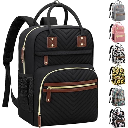 Diaper Bag Backpack for Women Large Capacity with Insulated Pockets Multifunctional Diaper Bags For Baby Girl Boy Waterproof Baby Bags For Mama Maternity Travel Bag Black