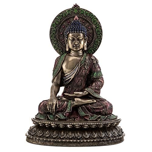 Top Collection Shakyamuni Buddha Statue- "The Enlightened One" Sculpture in Cold Cast Bronze-10.5-Inch Supreme Buddha Figurine