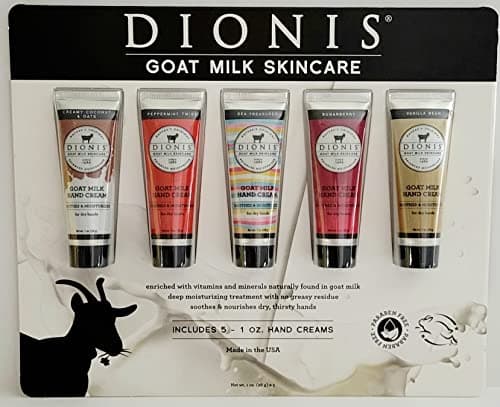 DIONIS Goat Milk Hand Cream, 1.0 oz, 5-pack