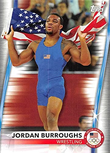 2020 Topps US Olympics and Paralympics Team Hopefuls #13 Jordan Burroughs Olympics Card