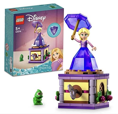 LEGO 43214 Disney Princess Rapunzel Toy Blocks, Present, Princess, Himesa, Girls, Ages 5 and Up