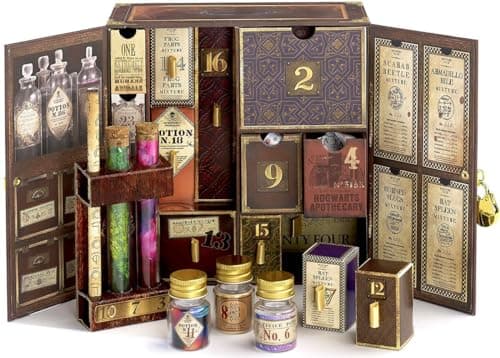 The Carat Shop - Official Harry Potter Potions Advent Calendar - 24 Jewellery & Accessory Gifts - Harry Poter Gifts - Harry Potter Merchandise