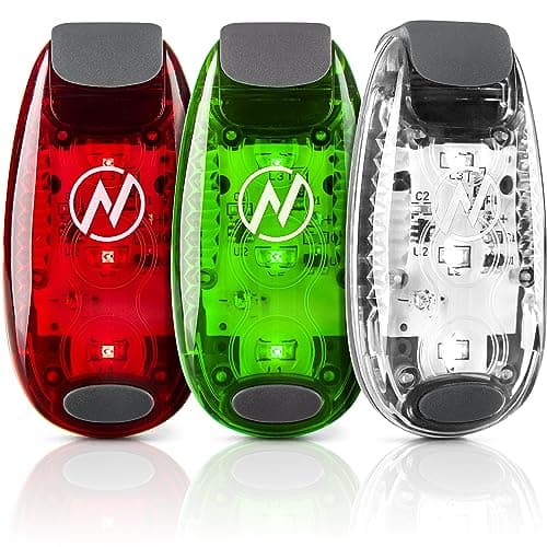 KayaLuma LED Kayak Lights (3 Pack) | Clip On IPX5 Waterproof Marine Navigation Lights for Night Kayaking, Canoeing, Boating, Fishing | High Visibility Kayak Accessories