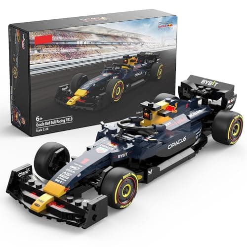 Voltz Toys Officially Licensed 1:24 Scale Red Bull F1 RB19 Race Car Model Building Kit – 333 Piece Formula 1 Collectible Sports Car Construction Set Gift for Kids and Adults Age 6+