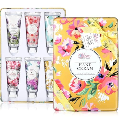 Hand Cream Gift Set - Hand Cream for Women, Hand Lotion Set for Dry Cracked Hands, Holiday Gift for Mother's Day Valentine's Day Christmas, Travel Size Hand Lotion for Women. 6 x 1.0 oz/30ml