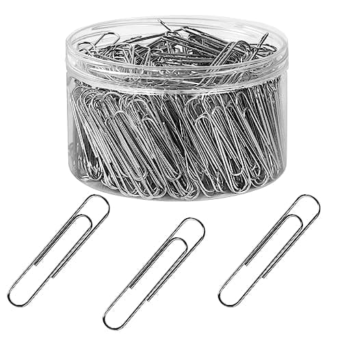 280 Pcs Large Paper Clips, 2 Inch Jumbo Paper Clips, Silver Paperclips, Stainless Steel Paper Clips Large, Paperclips Office for Teacher Supplies School Supplies Teacher Supplies