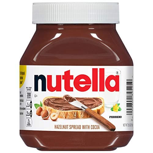 Nutella Hazelnut Spread with Cocoa, Creamy Hazelnut Spread, Breakfast Favorite, 26.5 oz Jar