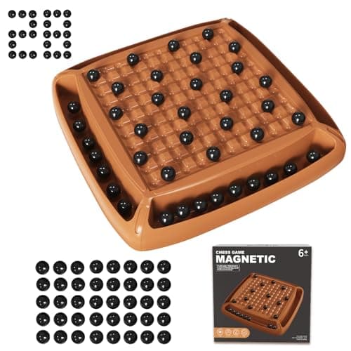 Magnet Game, Family Games for Kids and Adults, Board Games for Kids 8-12, Magnetic Games Ideal for Family and Friend Game Night, 2-4 Players, ChristmasGifts for Grandkids Teen Boys Girls (28pcs)