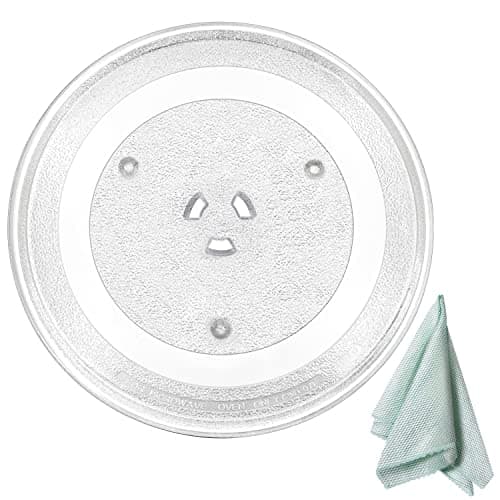 11.25" Microwave Glass Turntable Plate - Fit for Samsung GE, 11 1/4" Microwave Glass Turntable Tray Replace WB49X10097 WB39X0078 WB49X10034 EAP651544 PS651544 DE63-00536A ME16H702SES by Beaquicy