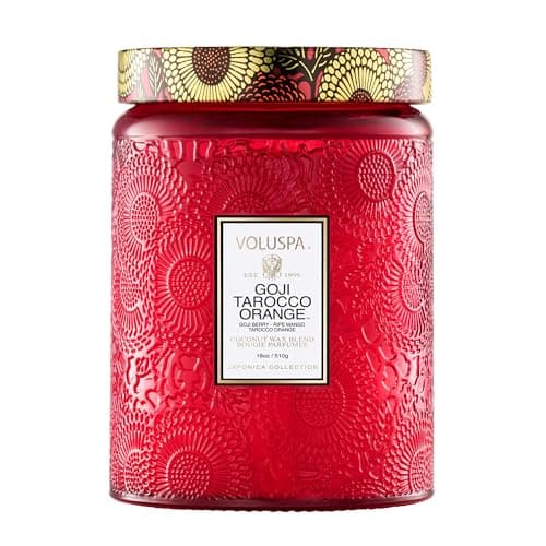 Goji and Tarocco Orange - Large by Voluspa for Unisex - 18 oz Candle