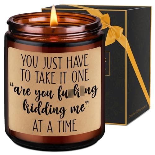 LEADO Candles - Boss Presents, Coworker Gifts for Women, Men - Funny Valentines Gifts for Coworkers, Best Friend, Mom - Work, Office, Birthday Ideas for Female Employees, Male, Boss Lady, Woman