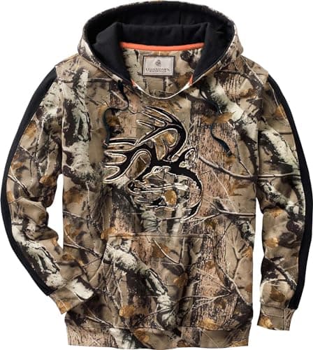 Legendary Whitetails Men's Outfitter Hoodie, Big Game Field Camo, Large