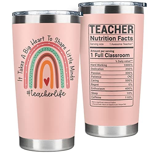 Teacher Gifts for Women - Cool Gifts for Teachers Women - Teacher Appreciation Gifts for Women - Funny Teacher Gift Ideas - Teacher Birthday Gifts, Valentine Gifts for Teachers - 20 Oz Tumbler