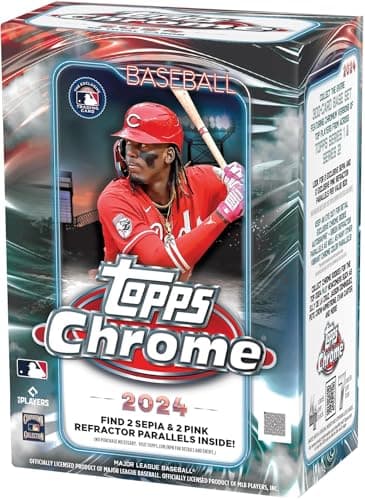 2024 Topps Chrome Baseball Factory Sealed Value Box - Baseball Wax Packs