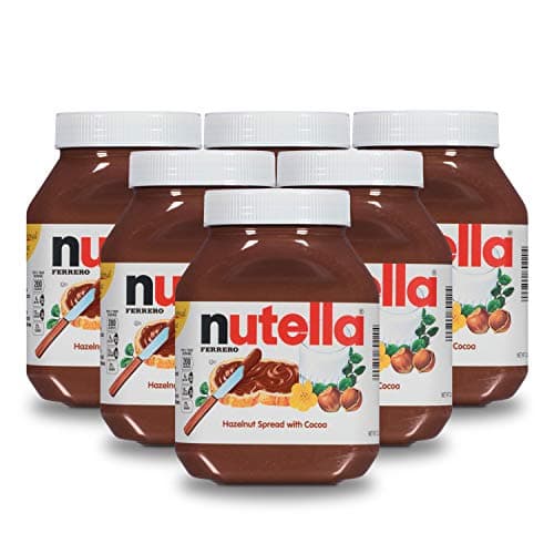 Nutella Chocolate Hazelnut Spread, Perfect Topping for Pancakes, 35.2 Ounce, Pack of 6