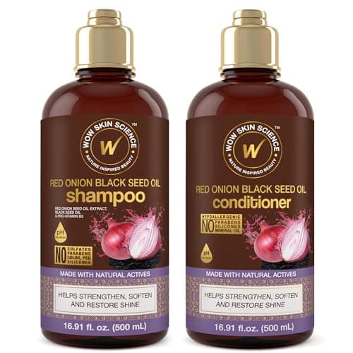 WOW Skin Science Red Onion Black Seed Shampoo & Conditioner Duo 16.9 oz