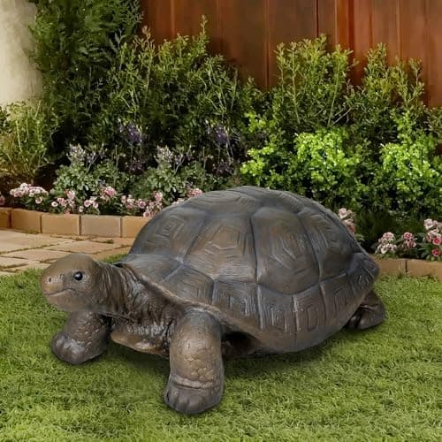 SKYFIRE Turtle Statues for Garden - 29.5” x 15.7” x 11.8” Fiber Reinforced Concrete Figurine Statues, Garden Sculptures & Statues Decor for Outdoors, Lawn, Yard - Outdoor Ornaments Gardening Gifts