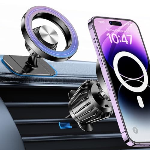 Kaistyle for Magsafe Car Mount【20 Strong Magnets】Magnetic Phone Holder for Car Phone Holder Mount Dash【360°】Cell Phone Holders for Your Car Accessories for Women Men iPhone 16 Pro Max 15 14 13 12 Plus