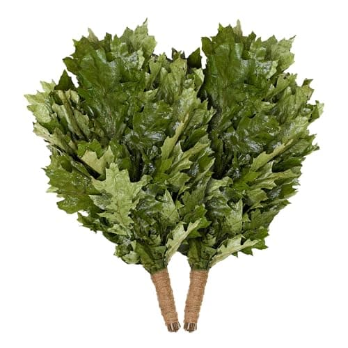 Canadian Oak Sauna Whisk – 2 Pack | Traditional Banya Bath Broom for Sauna & Steam Room | Natural Oak Venik for Massage, Relaxation & Detox – Handmade Sauna Whisks and Accessory