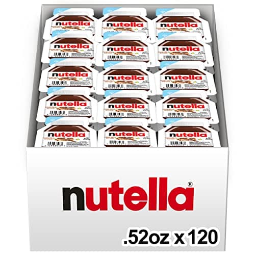 Nutella Hazelnut Spread With Cocoa For Breakfast, Bulk 120 Pack, 0.52 Oz Mini Cup