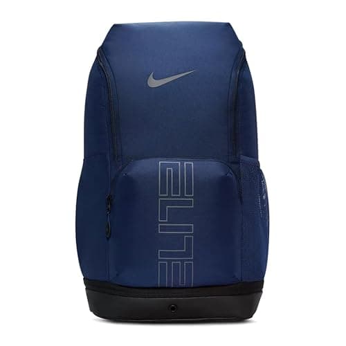 Nike, Unisex, Varsity Elite Backpack (32L), Midnight Navy/Black/Iron Grey, One Size